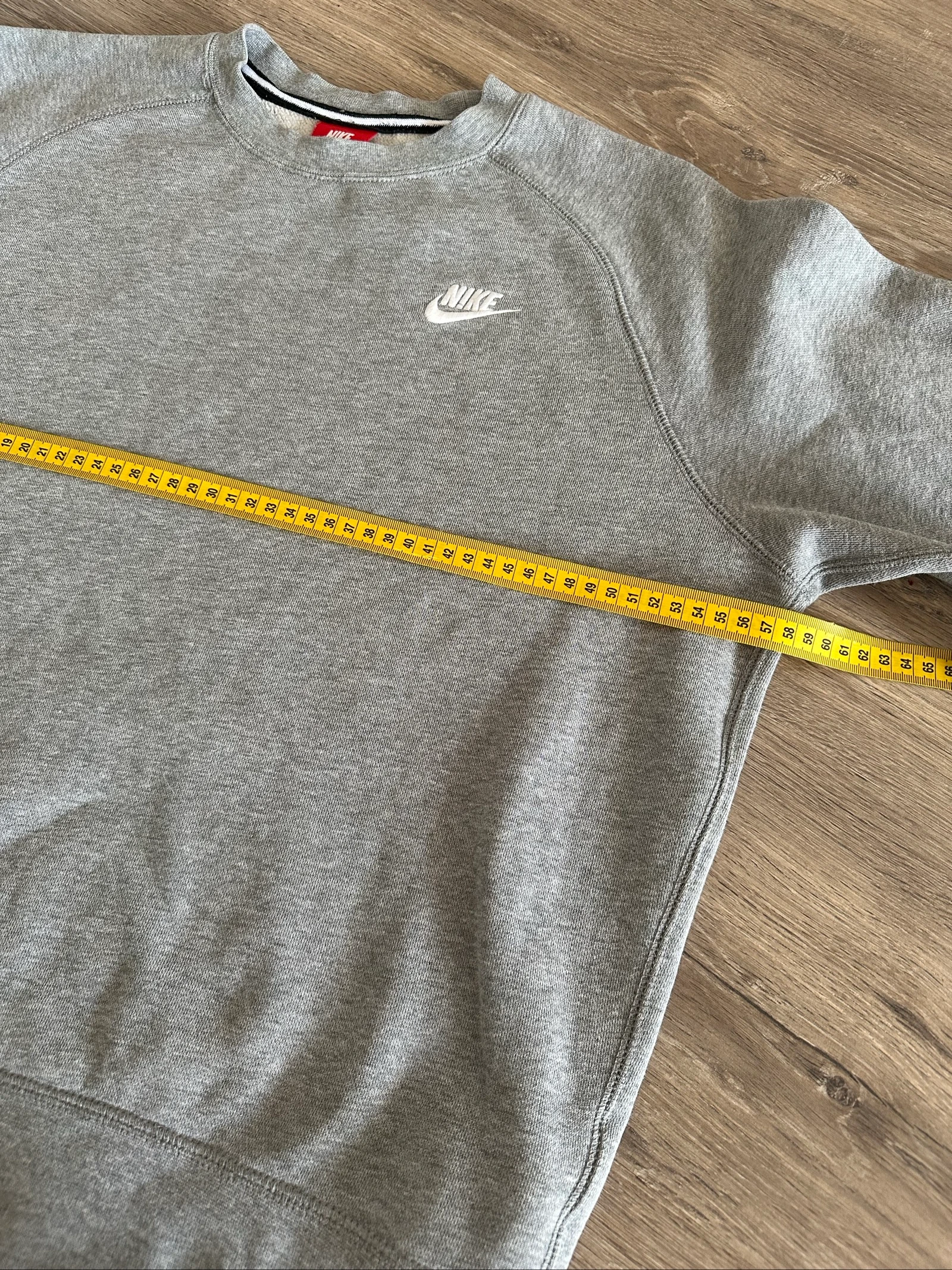Sweat-shirt Nike Homme Taille M Gris Logo Brodé Col Rond en Molleton – photo 7